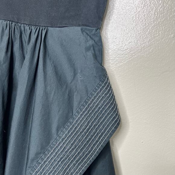 3.1 Phillip Lim Poplin Tank Mini Dress 0 XS Black Scoop Neck Designer Sleeveless - Picture 11 of 12